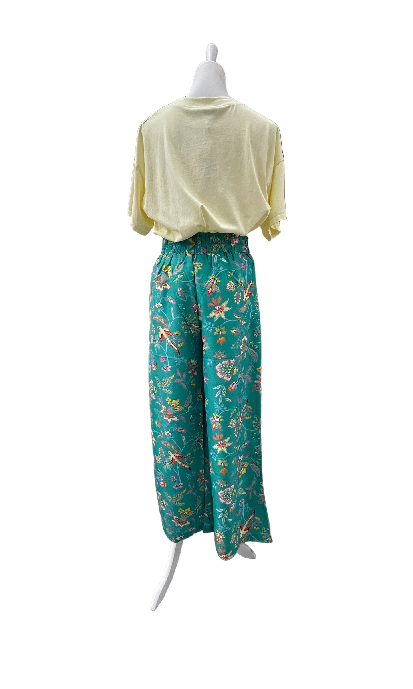 VERDISSIMA - PANTALONE FANTASIA FLOREALE