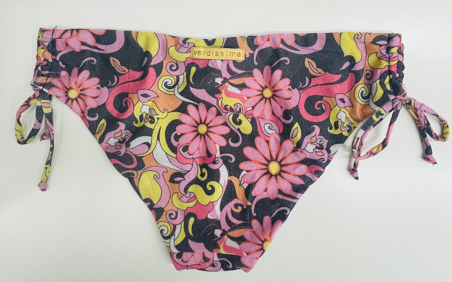 VERDISSIMA - BIKINI FASCIA E SLIP COULISSE STAMPA FLOREALE
