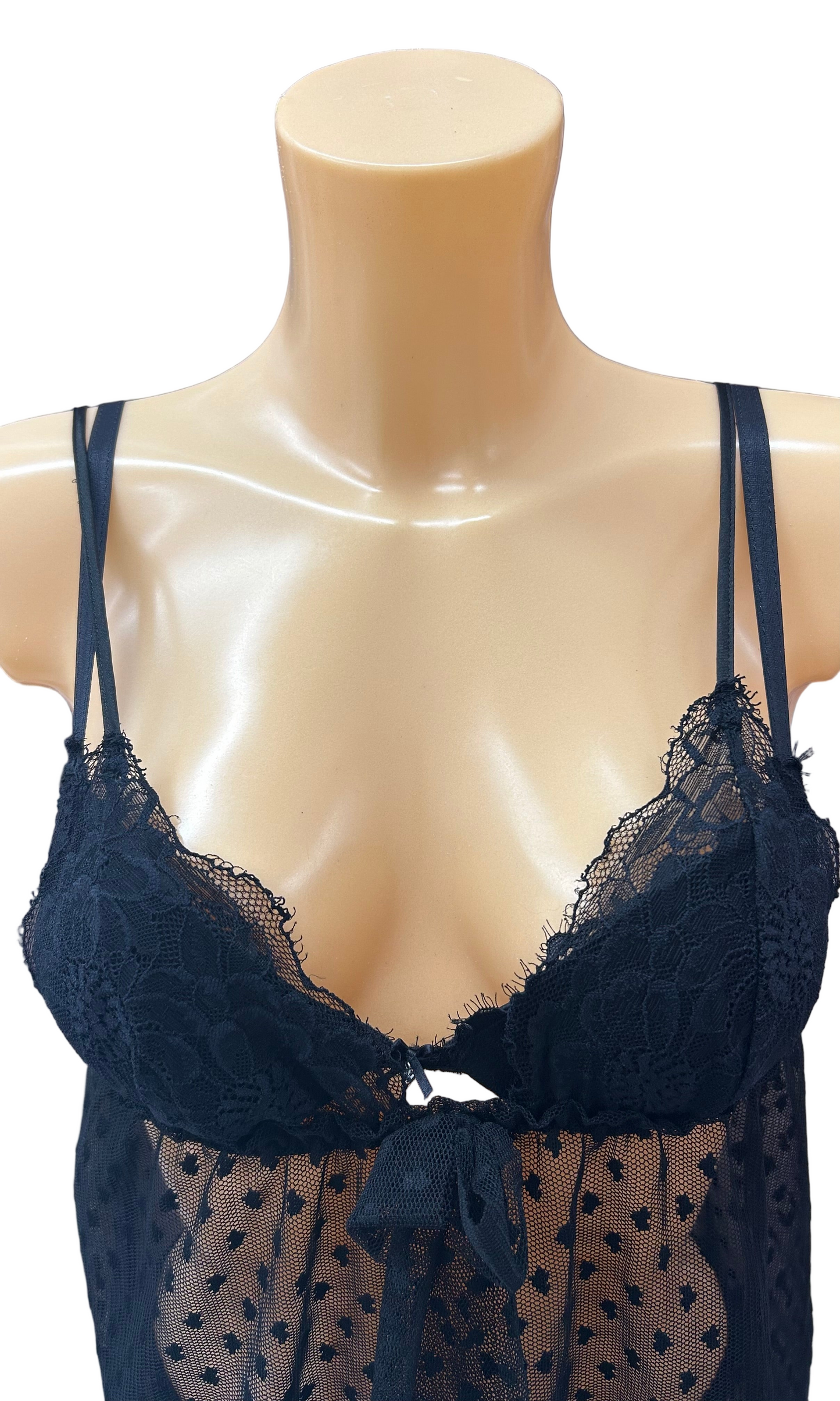 ANDRÀ LINGERIE - BABY DOLL TULLE POIS