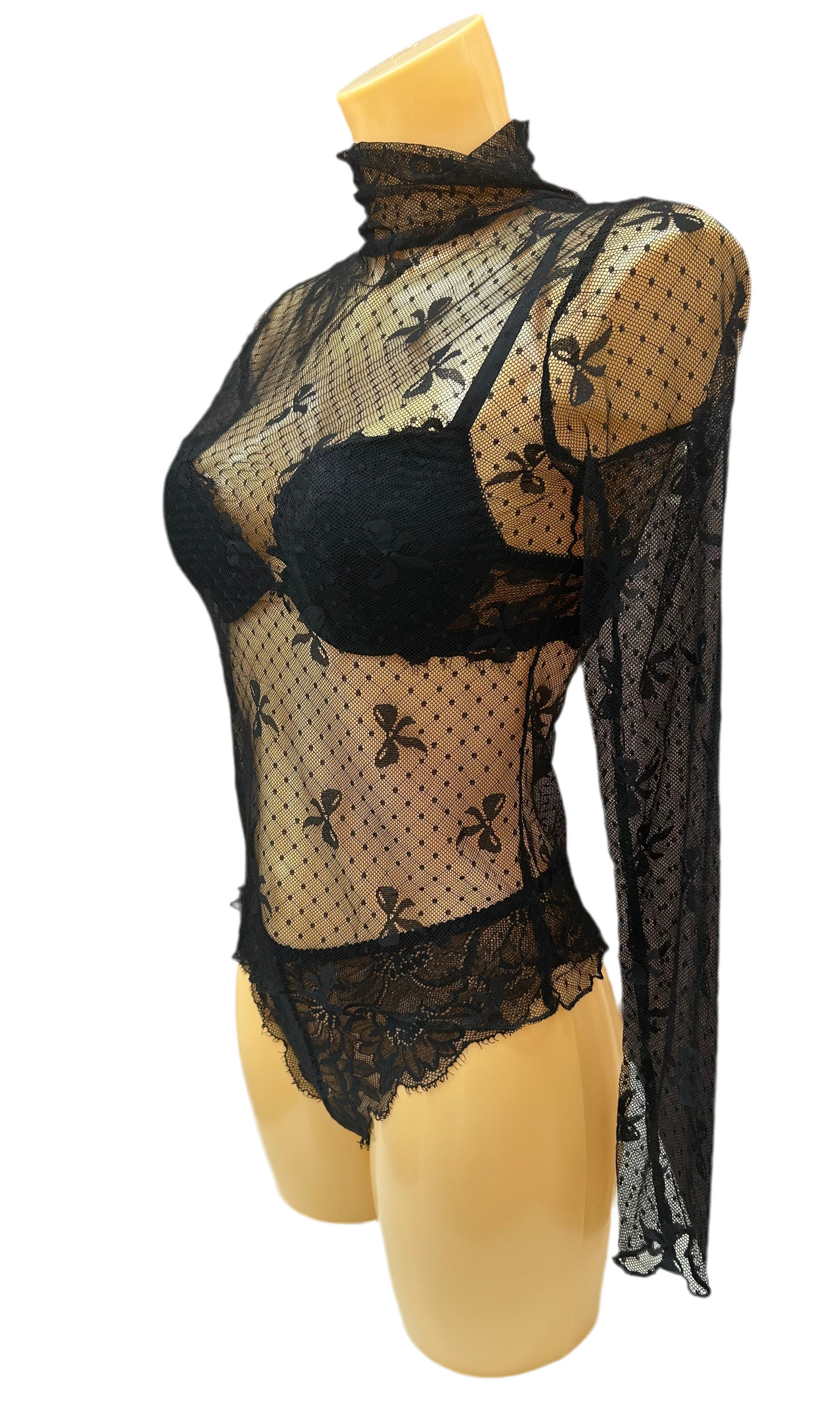 MISSLOVE - SOTTOGIACCA TULLE RICAMATO