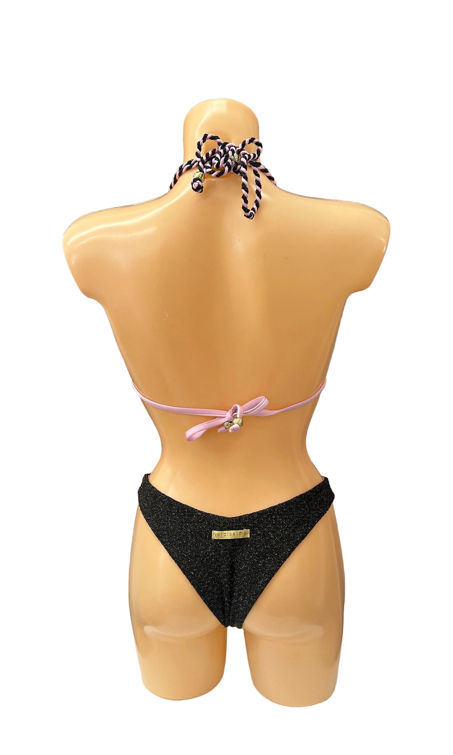 VERDISSIMA - BIKINI TRIANGOLO RUCHES GLITTER