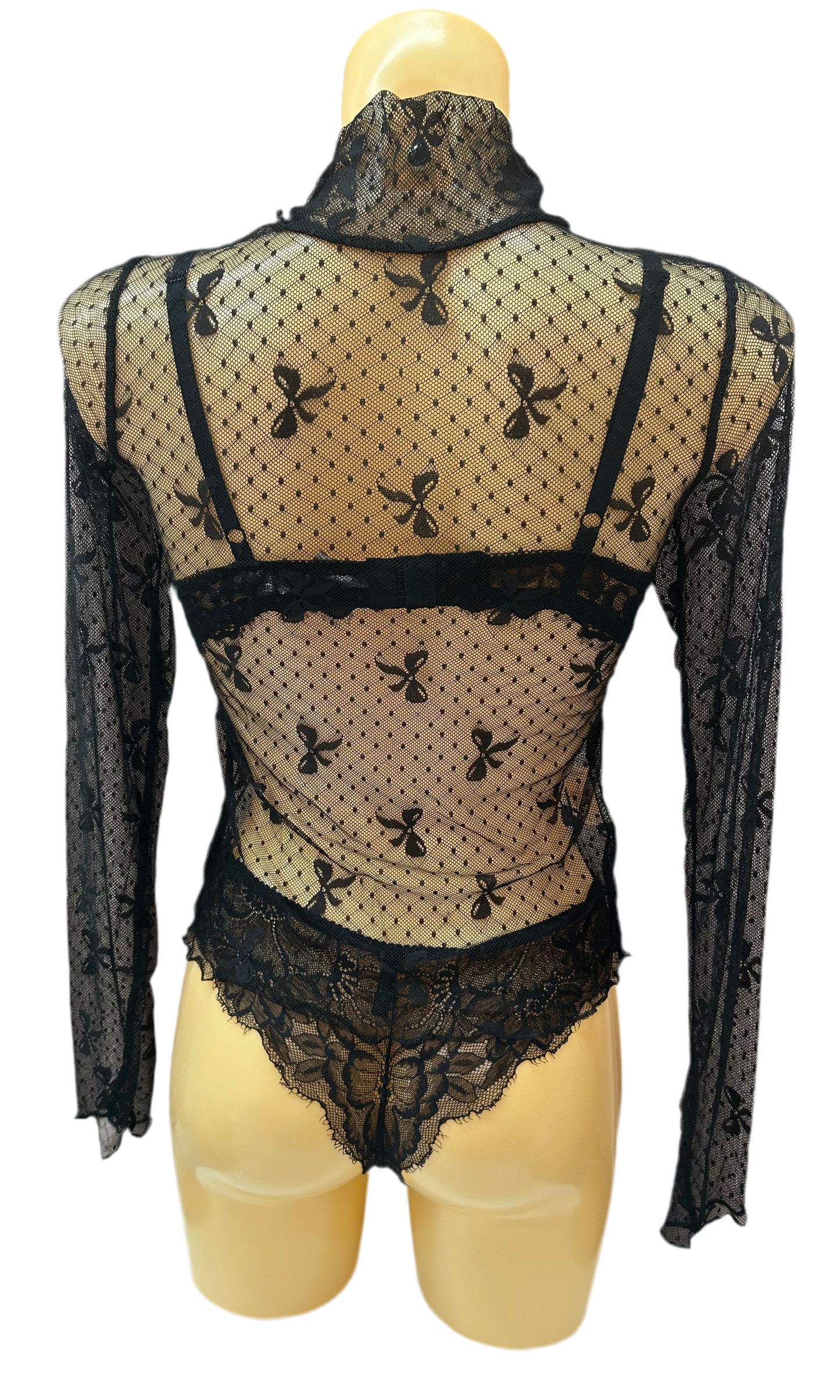 MISSLOVE - SOTTOGIACCA TULLE RICAMATO