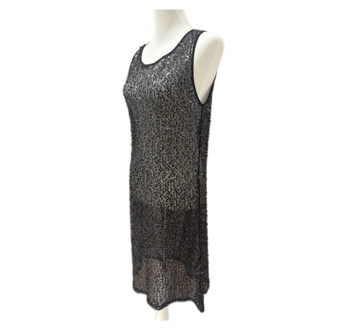 VERDISSIMA - ABITO PAILLETTES S/MANICA