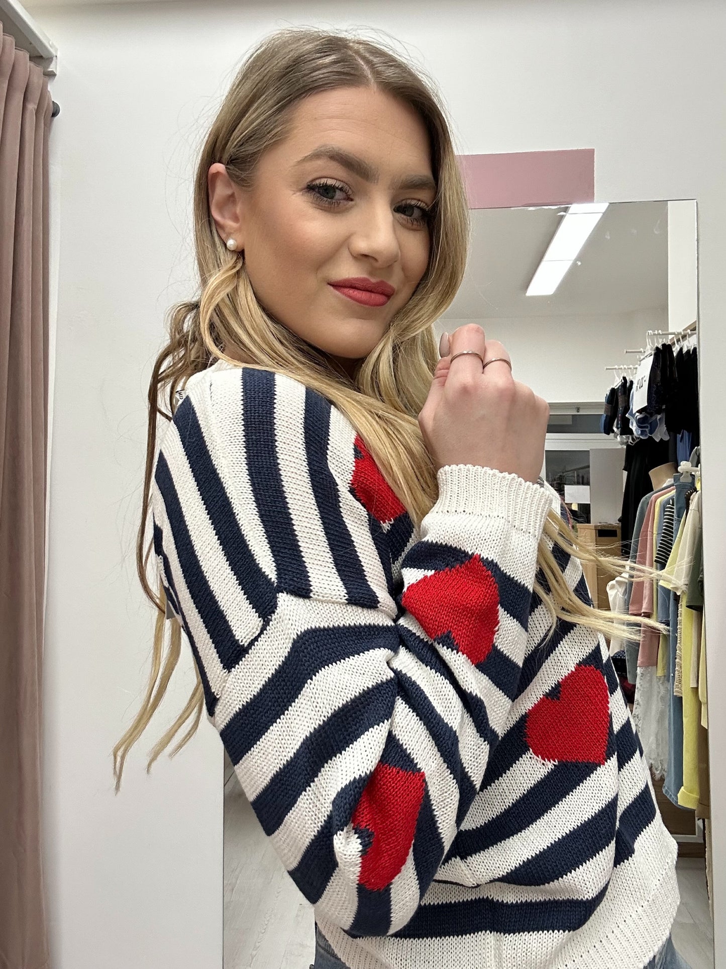 SUSYMIX - MAGLIA RIGA CUORE