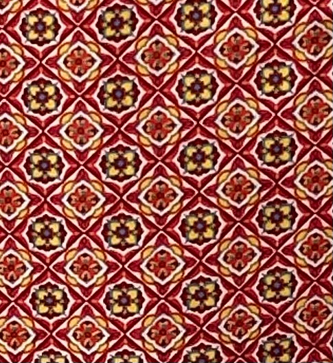 SIELEI - ABITO S/MANICA FANTASIA GEOMETRICA