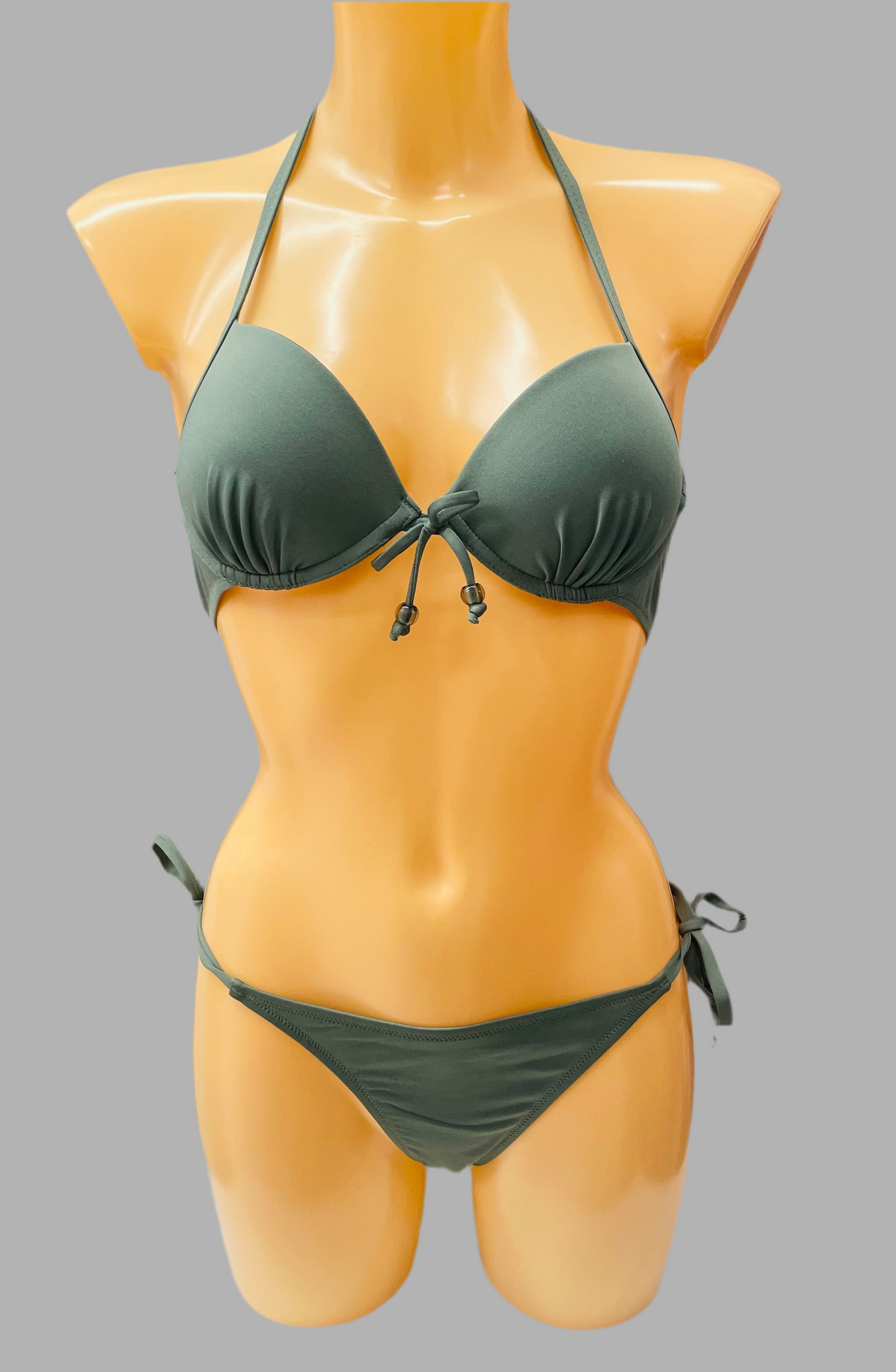 SIELEI - BIKINI PUSHUP E TANGA TINTA UNITA
