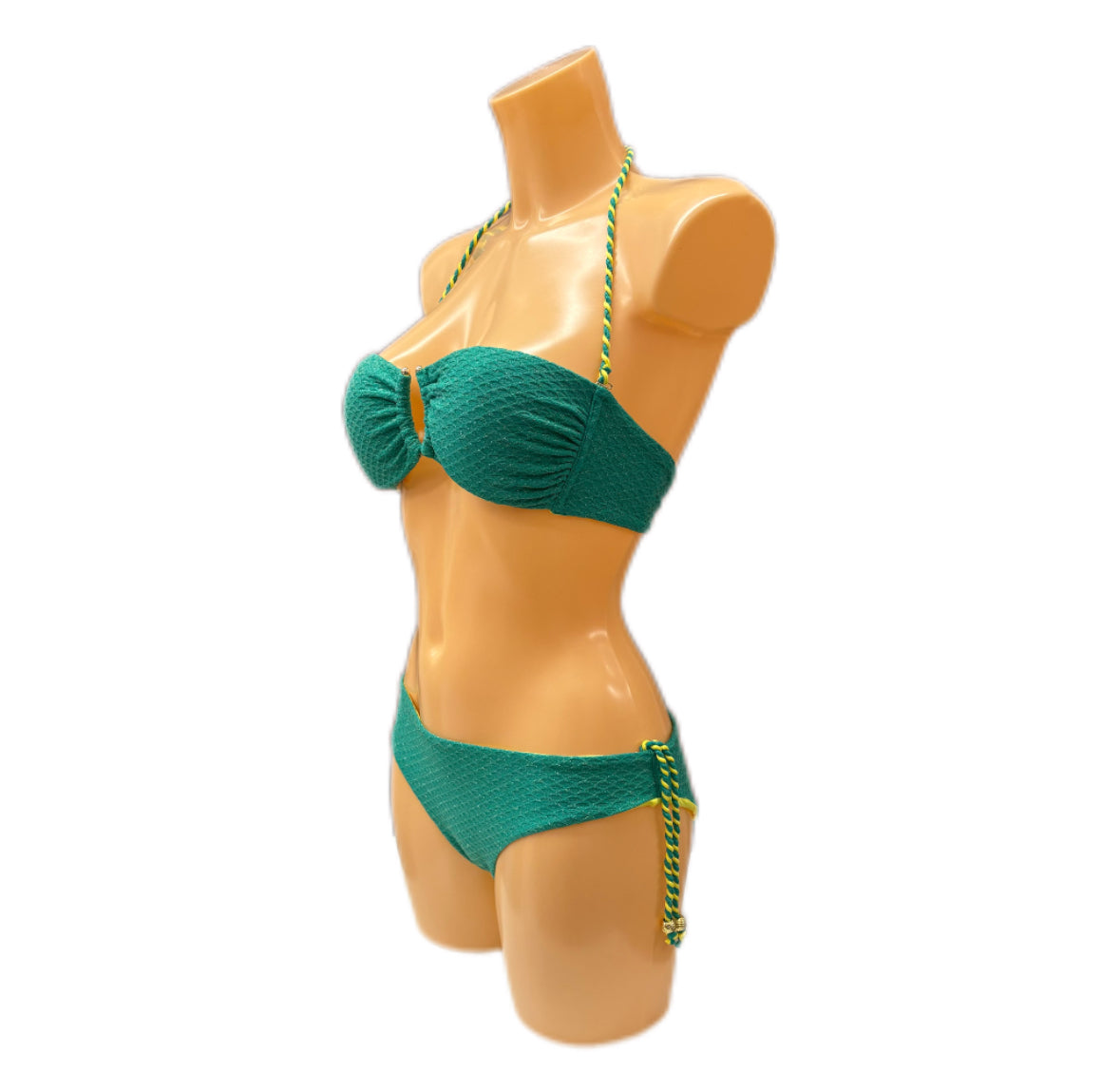 VERDISSIMA : BIKINI FASCIA E CULOTTE LAMINATO