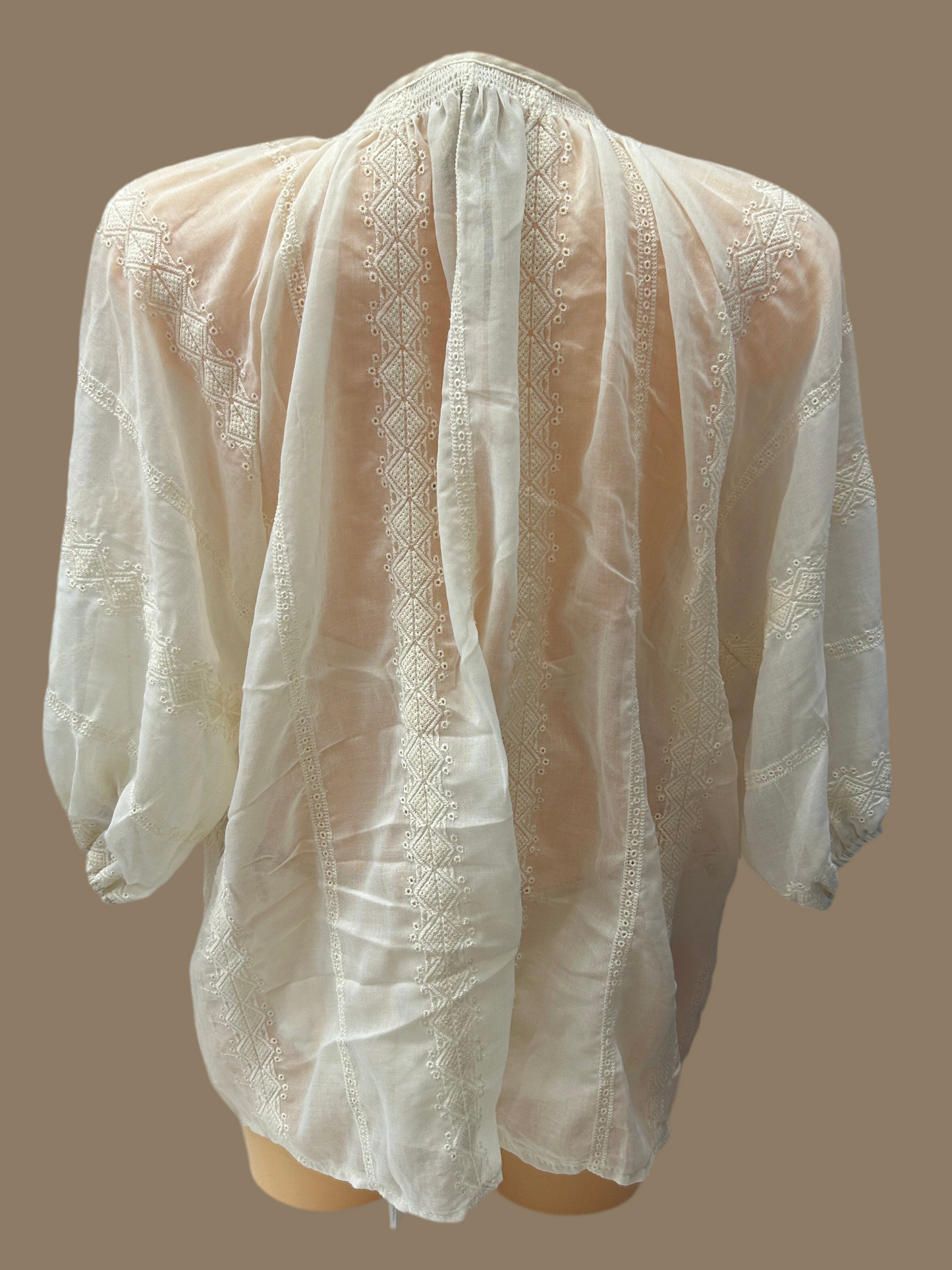 LA BOUTIQUE - BLUSA ETNICA GRECA