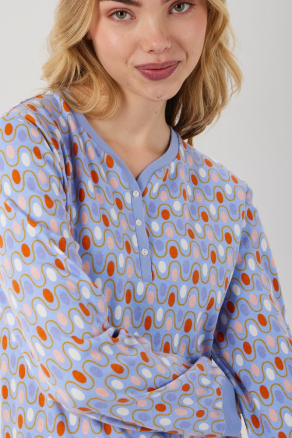 BRILLIAMO - PIGIAMA POIS COLORATO