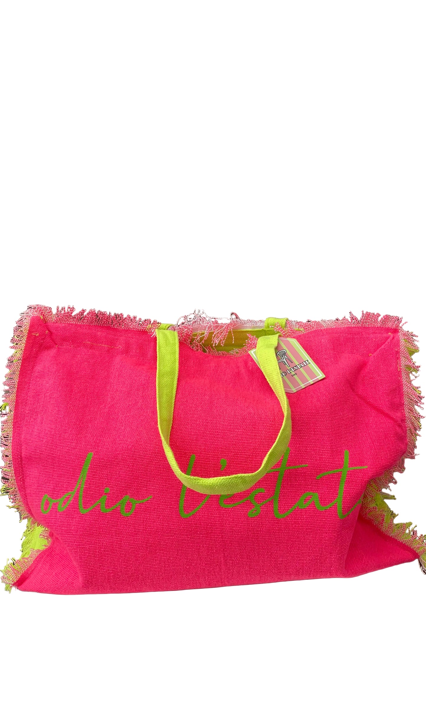 ODIO L’ESTATE - MAXI BAG MARE FLUO