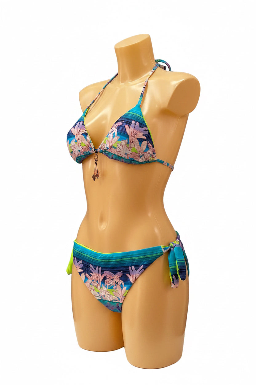 VERDISSIMA - BIKINI STAMPA NATURA GRECIA