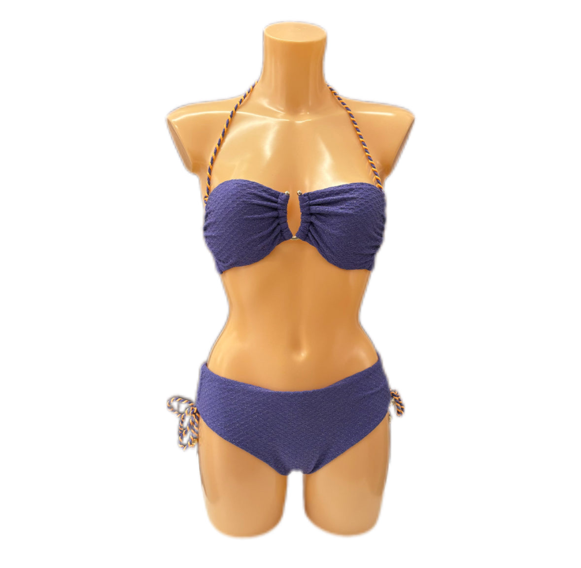 VERDISSIMA : BIKINI FASCIA E CULOTTE LAMINATO