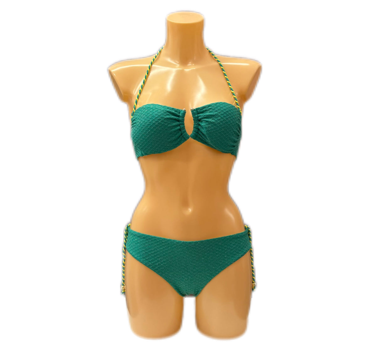 VERDISSIMA : BIKINI FASCIA E CULOTTE LAMINATO
