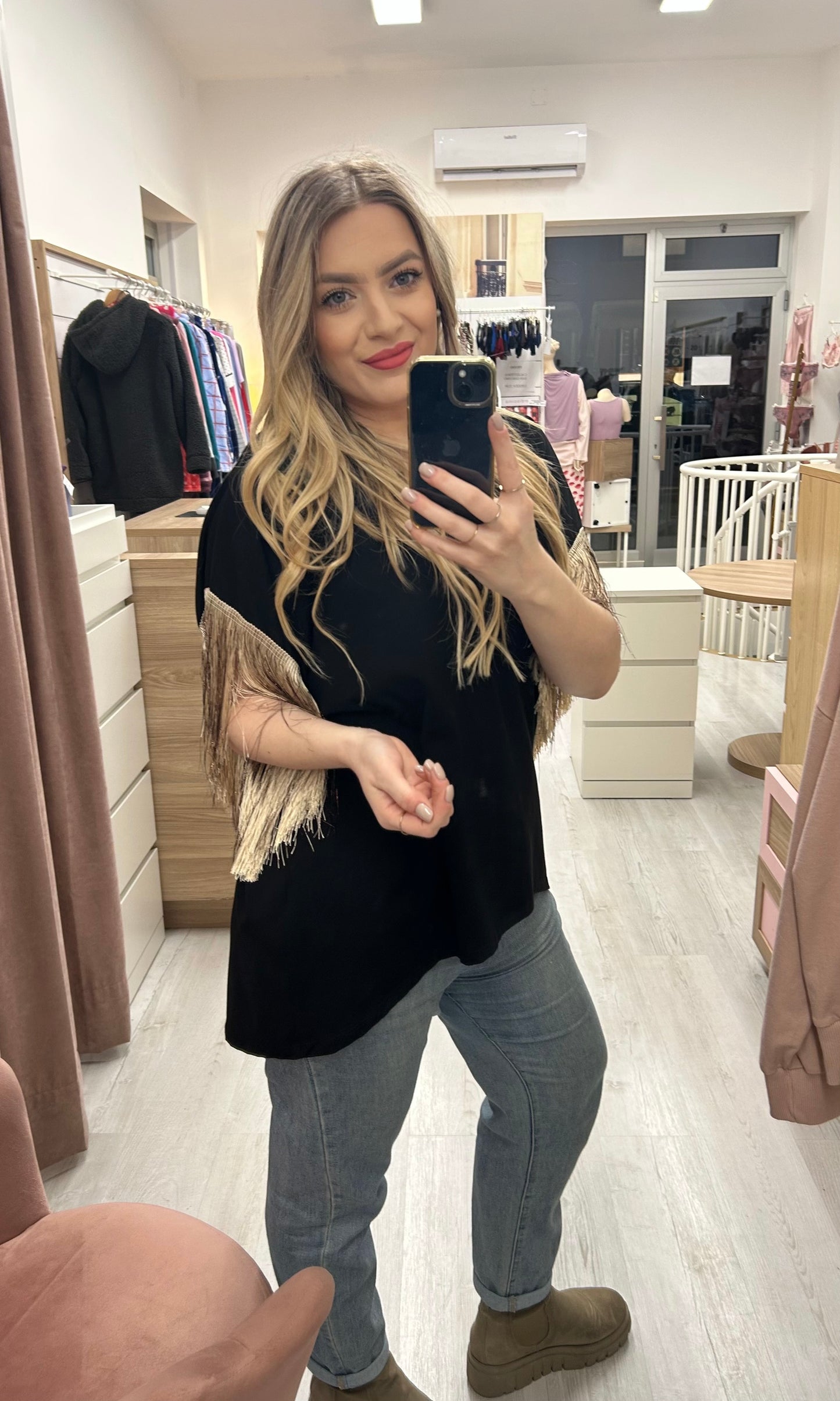 SUSYSTAR CURVY - T-SHIRT OVER FRANGIA