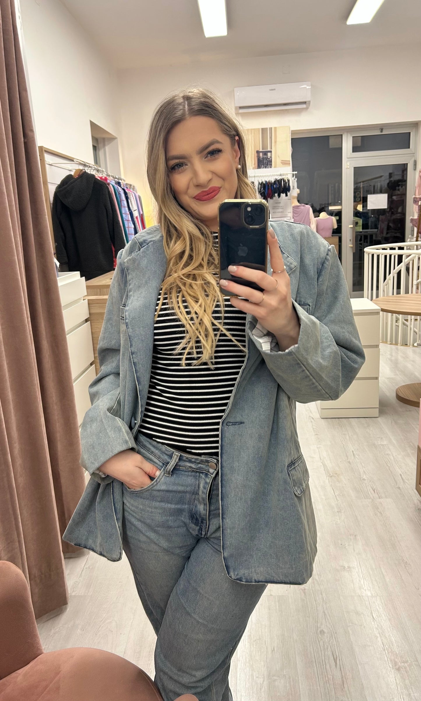 SUSYSTAR CURVY - GIACCA JEANS FODERATA