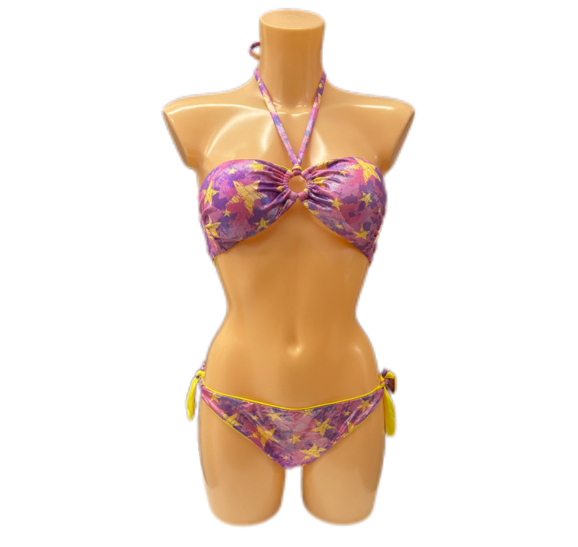 VERDISSIMA - BIKINI STAMPA STELLA METAL