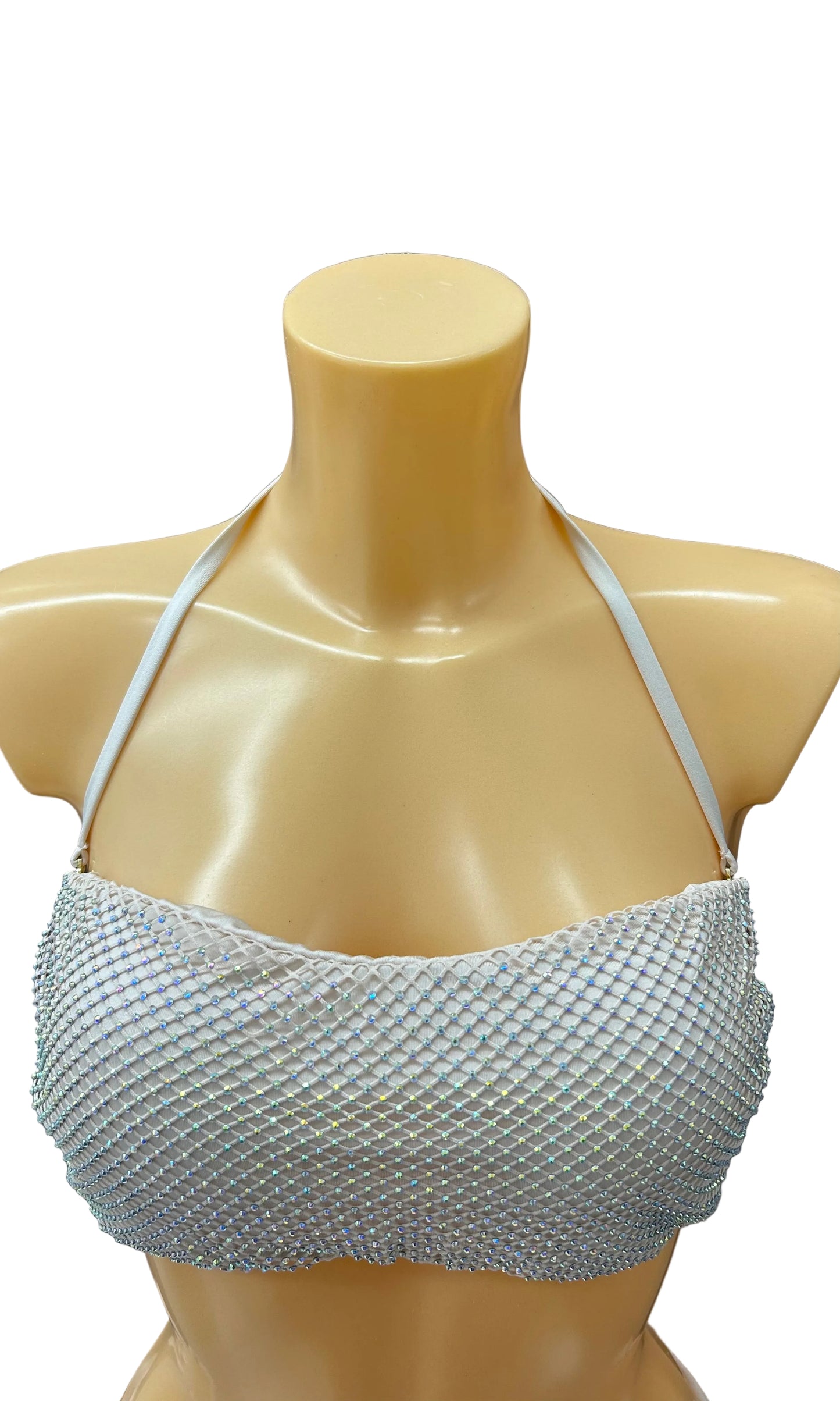 VERDISSIMA - BIKINI FASCIA E SLIP STRASS