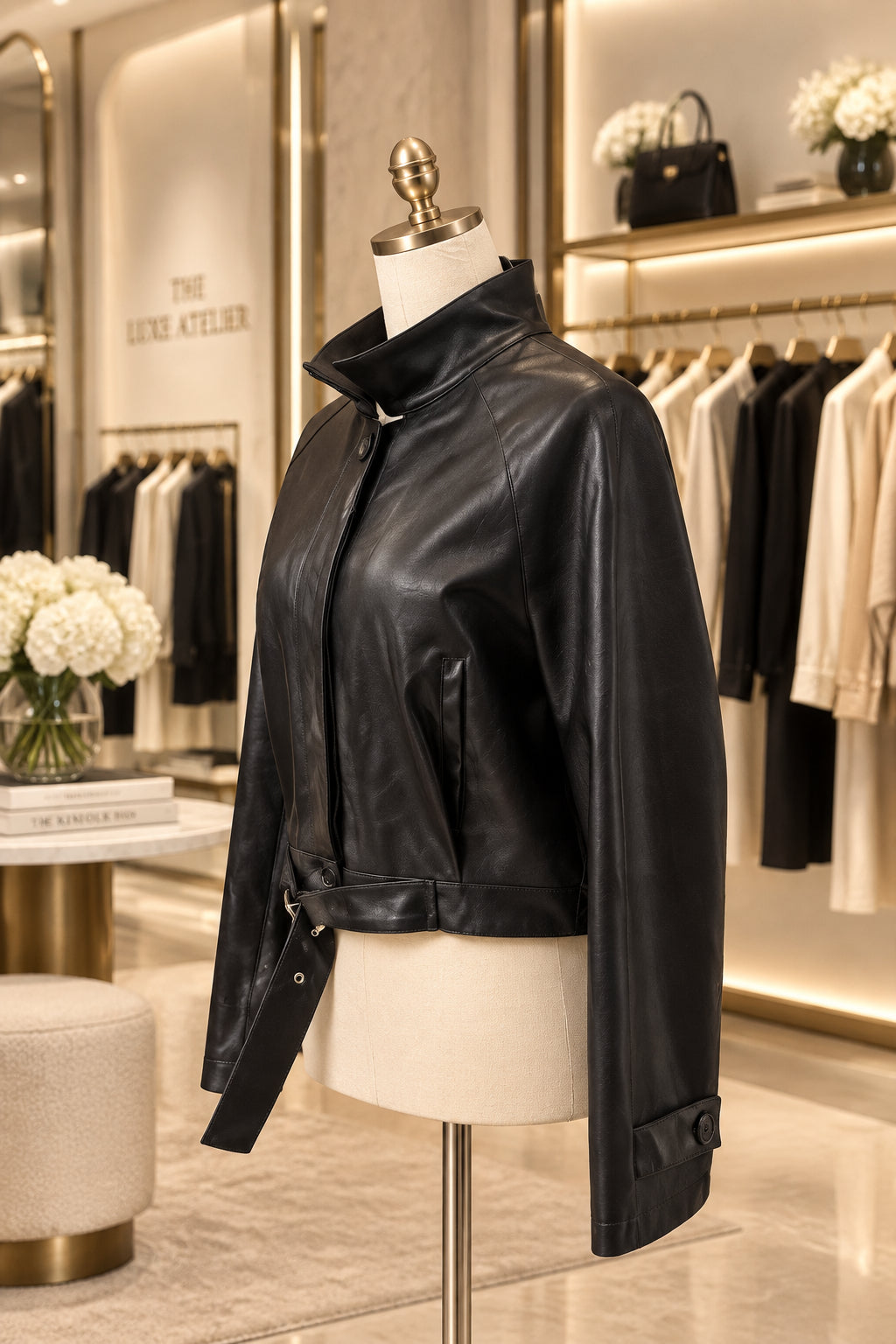 MISSLOVE - BOMBER ECOPELLE CINTA