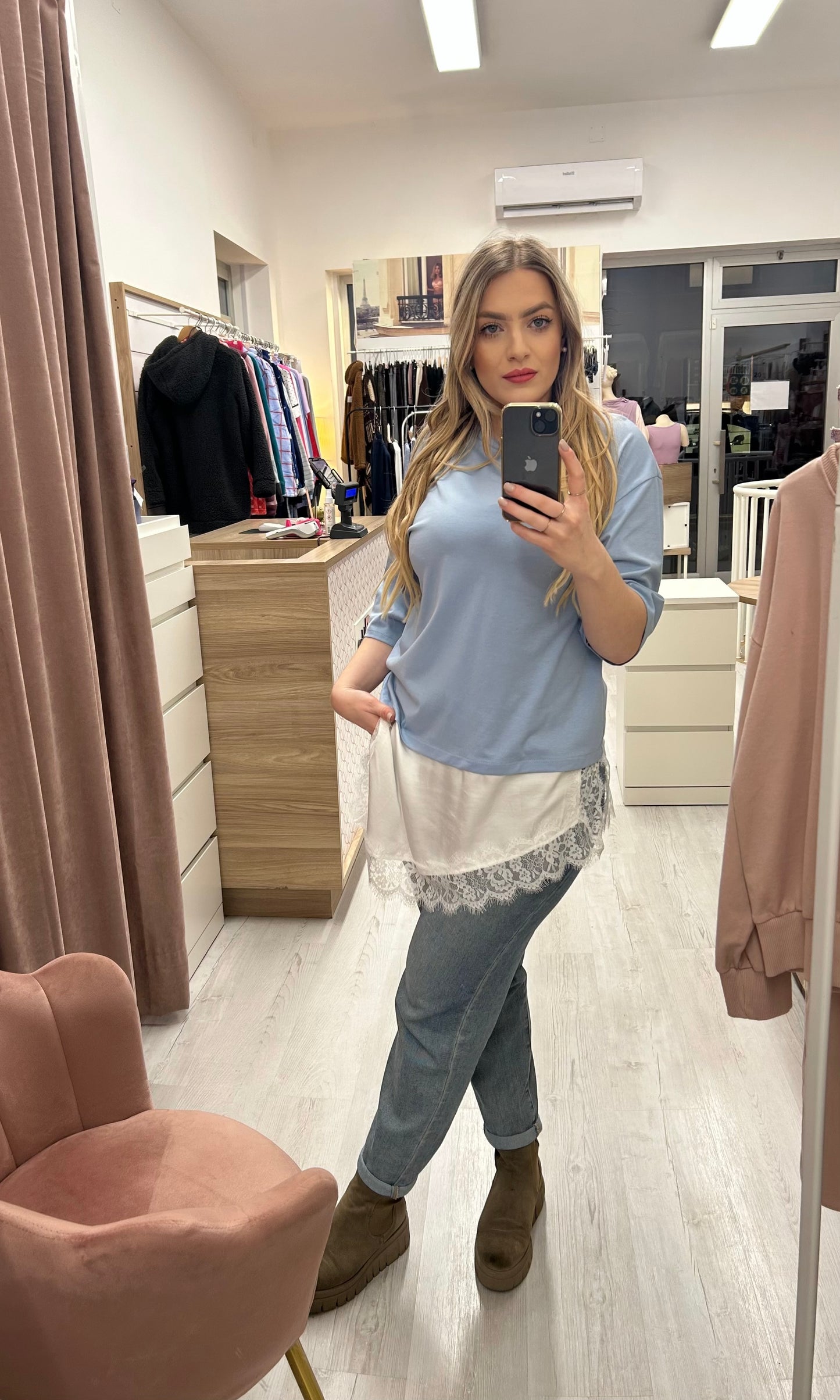 SUSYMIX - MAGLIA PIZZO ASIMMETRICO