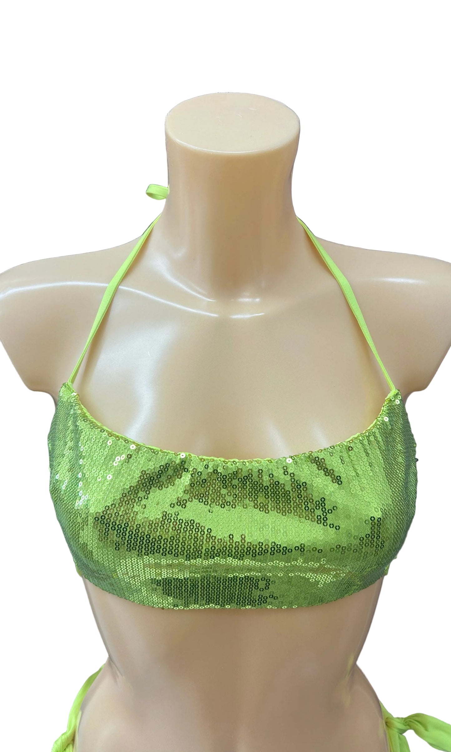 VERDISSIMA- BIKINI FLUO PAILLETTES