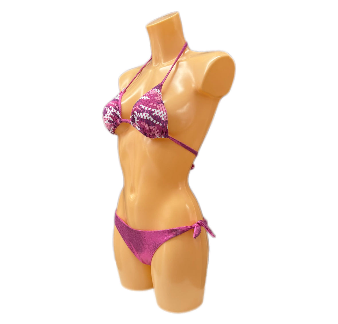 VERDISSIMA - BIKINI STAMPA MILITARE EFFETTO METAL