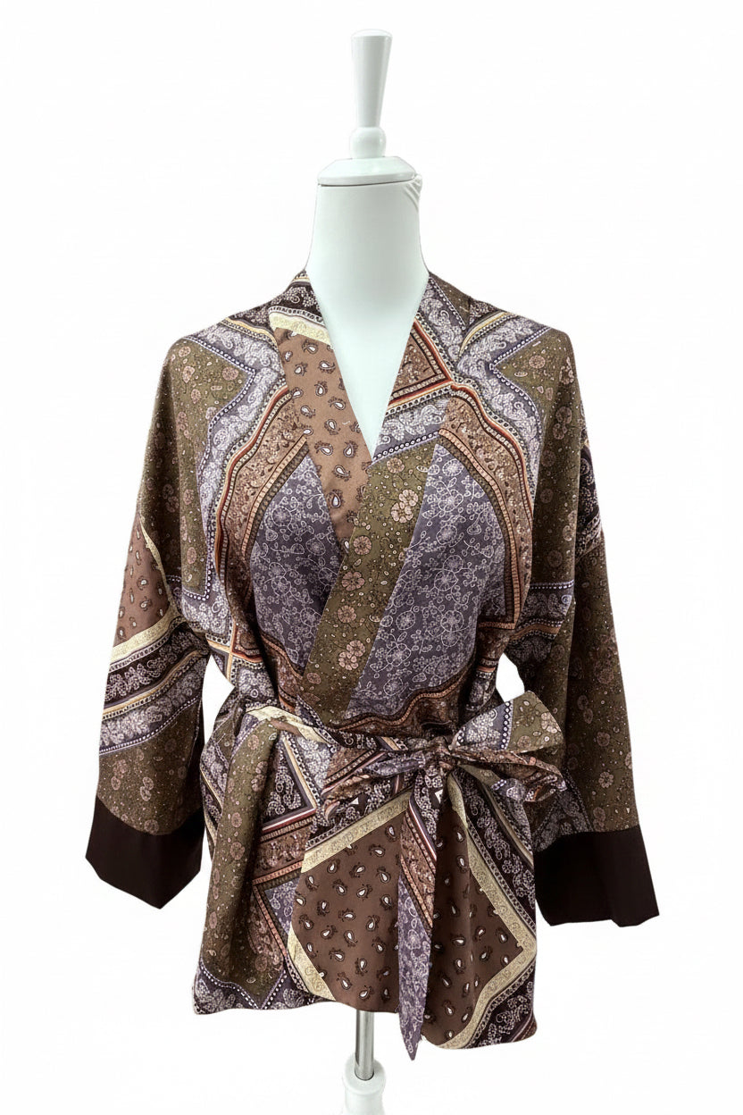 SUSYMIX - KIMONO RASO STAMPATO