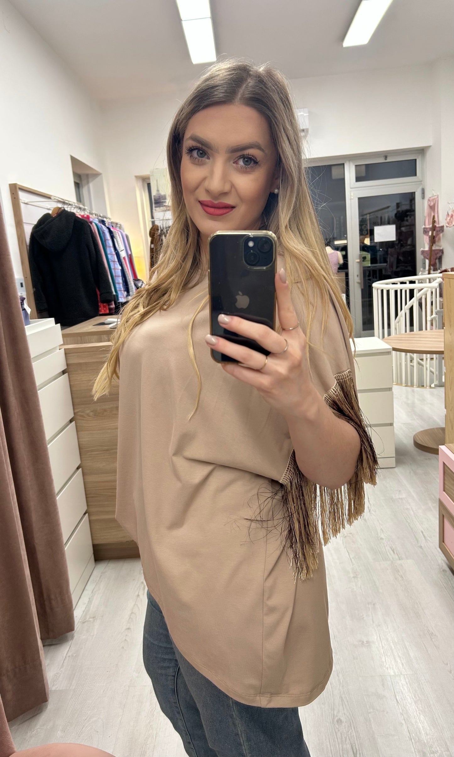 SUSYSTAR CURVY - T-SHIRT OVER FRANGIA