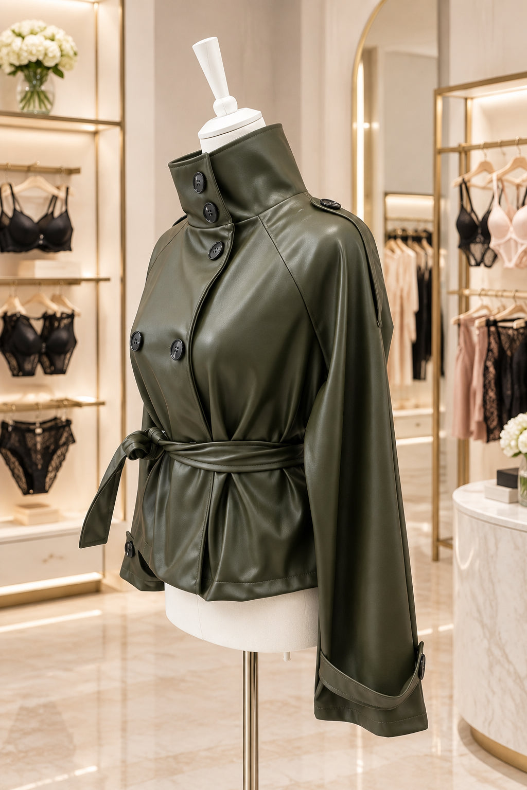 MISSLOVE - MINI TRENCH ECOPELLE
