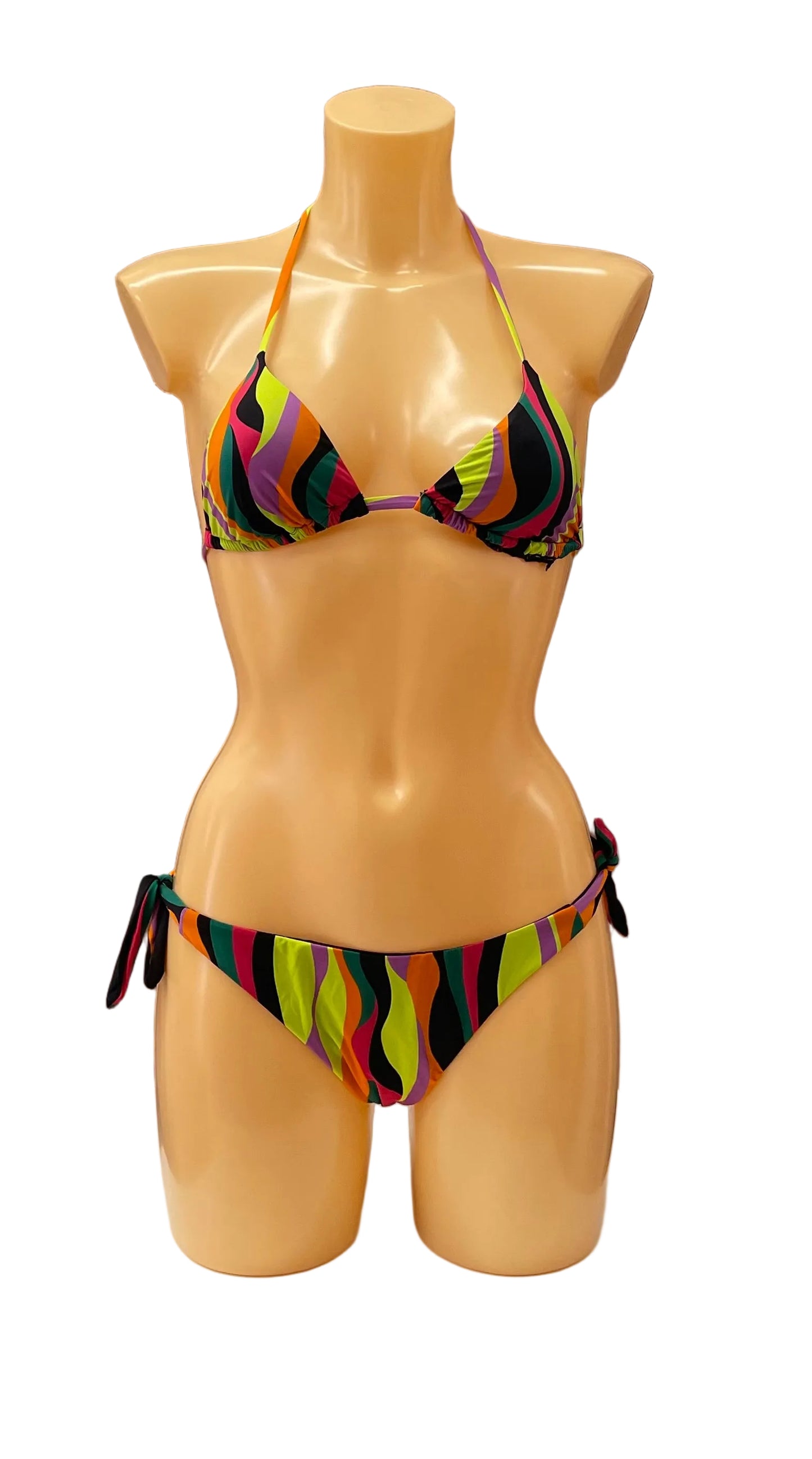 VERDISSIMA - BIKINI TRIANGOLO MULTICOLOR