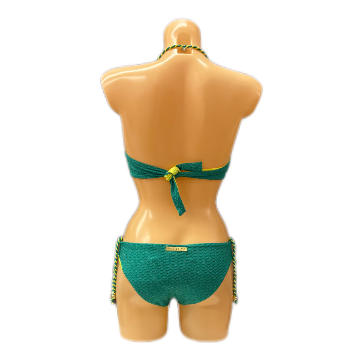 VERDISSIMA : BIKINI FASCIA E CULOTTE LAMINATO