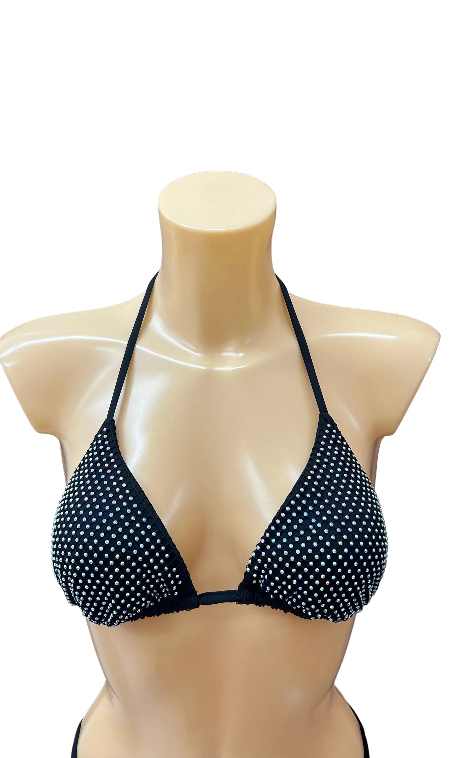 VERDISSIMA - BIKINI TRIANGOLO STRASS E TANGA