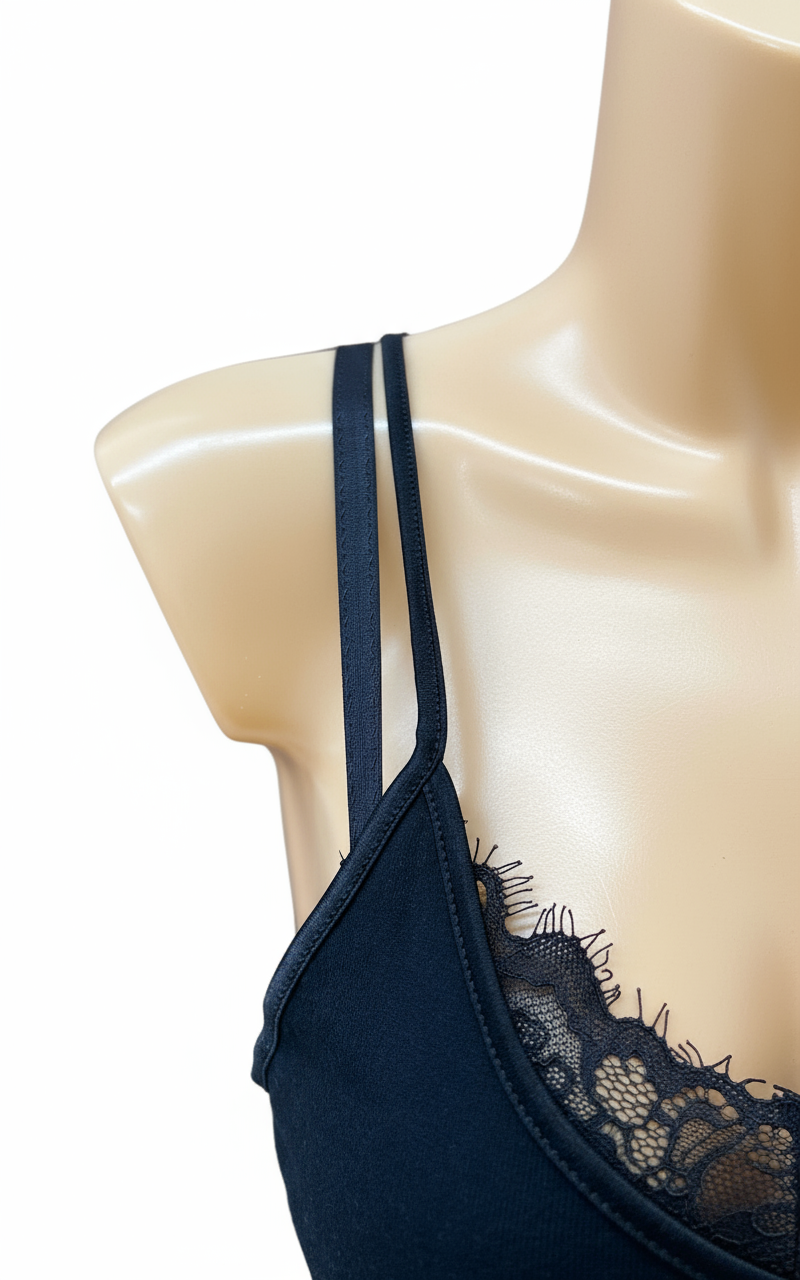 BISBIGLI - CANOTTIERA SPALLA STRETTA COTONE