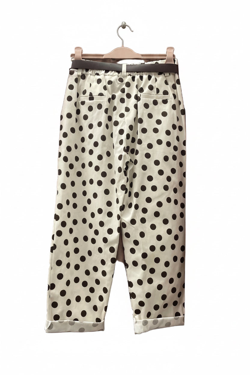 MISSLOVE - PANTALONE OVETTO POIS