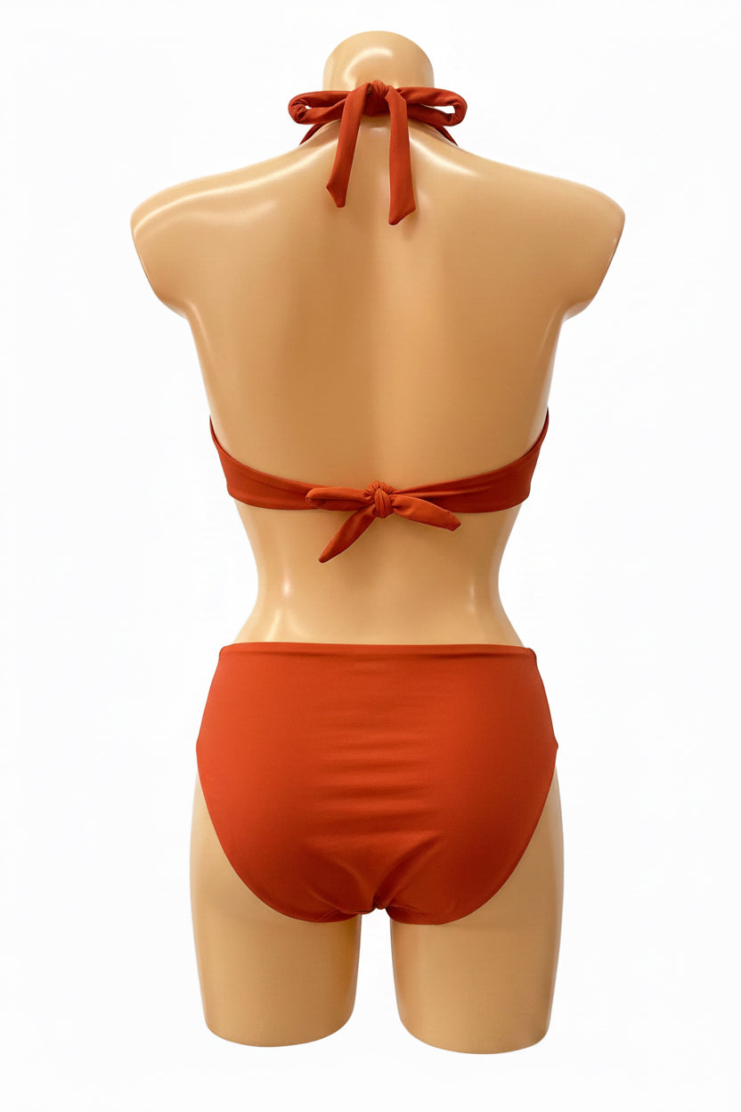 GRAZIABEACHLOVE - SET BIKINI FIOCCO DOUBLE E SLIP ALTO