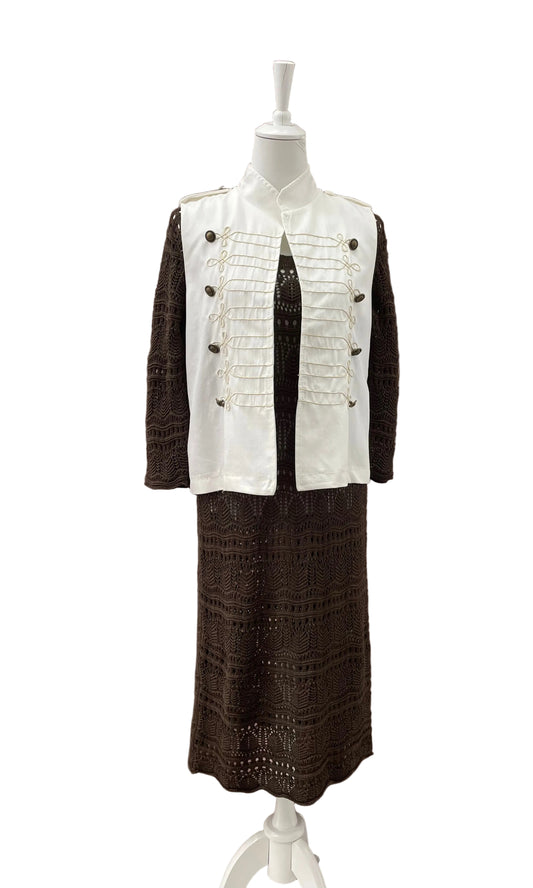 MISSLOVE - GILET PASSAMANERIE DETTAGLIO
