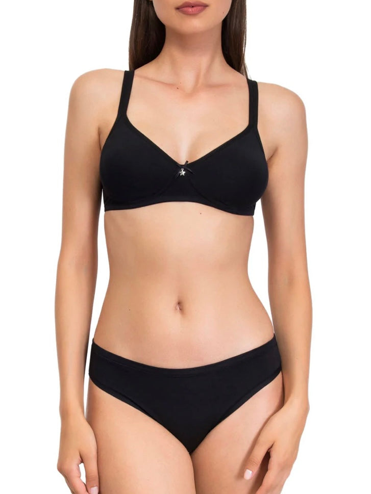 SIELEI - BRALETTE COTONE BIOLOGICO S/FERRETTO