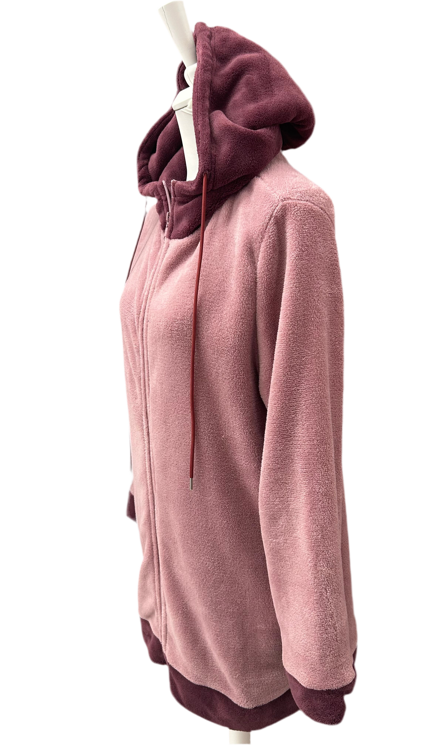 SIELEI - VESTAGLIA ZIP CAPPUCCIO