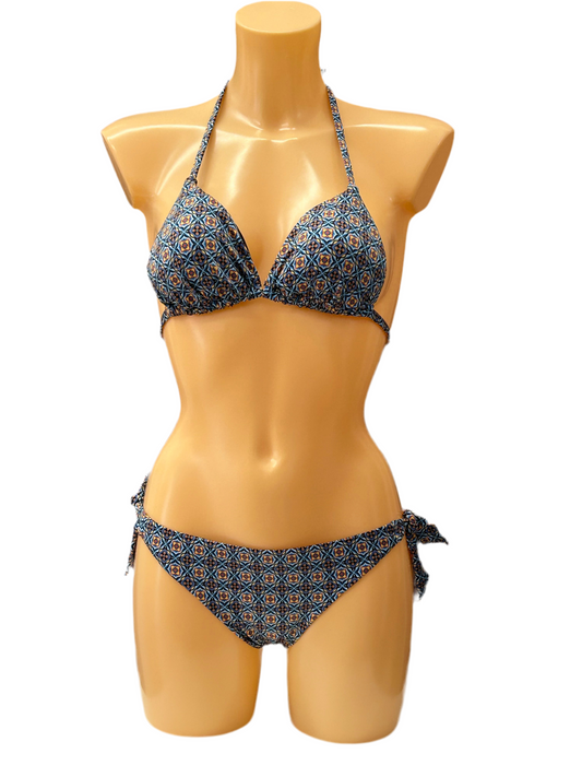 SIELEI - BIKINI TRIANGOLO FANTASIA GEOMETRICA