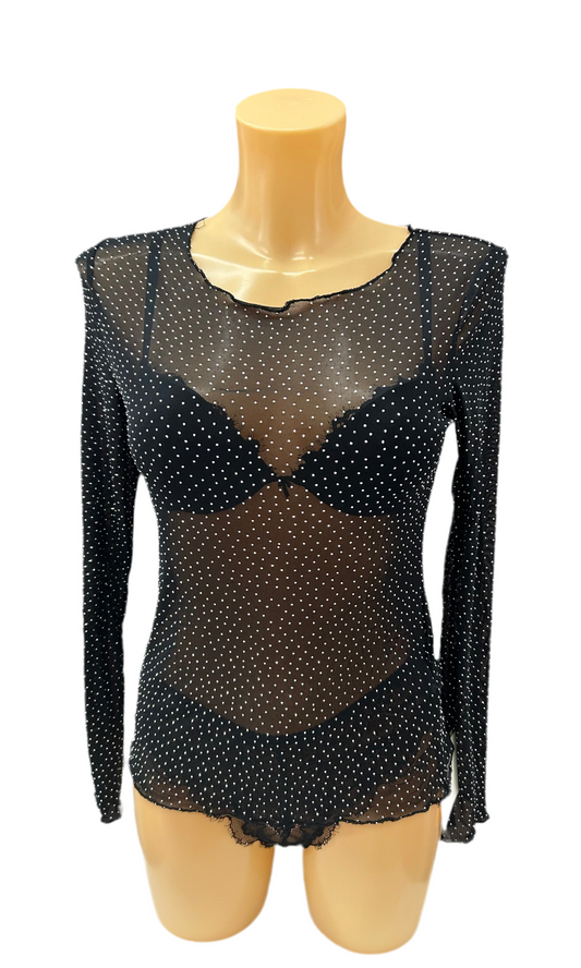 MISSLOVE - SOTTOGIACCA TULLE BRILLANTINI