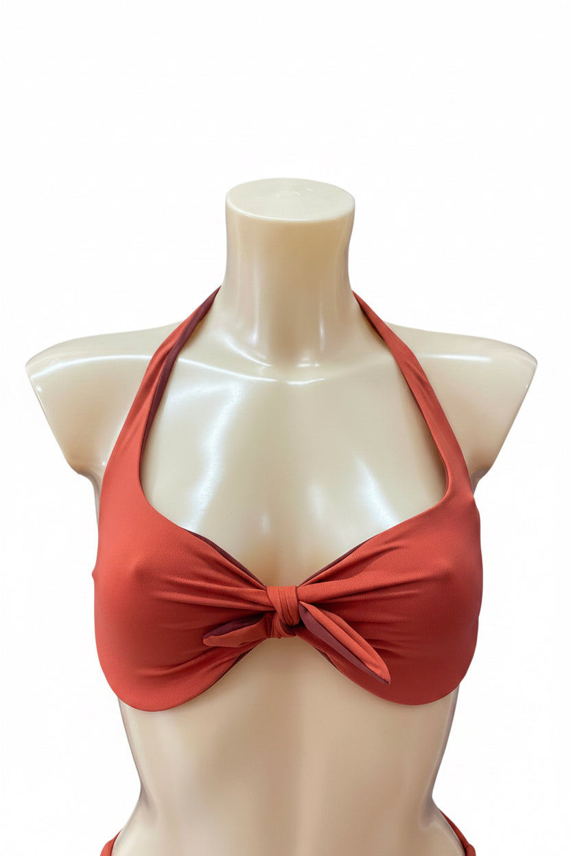 GRAZIABEACHLOVE - SET BIKINI FIOCCO DOUBLE E SLIP ALTO