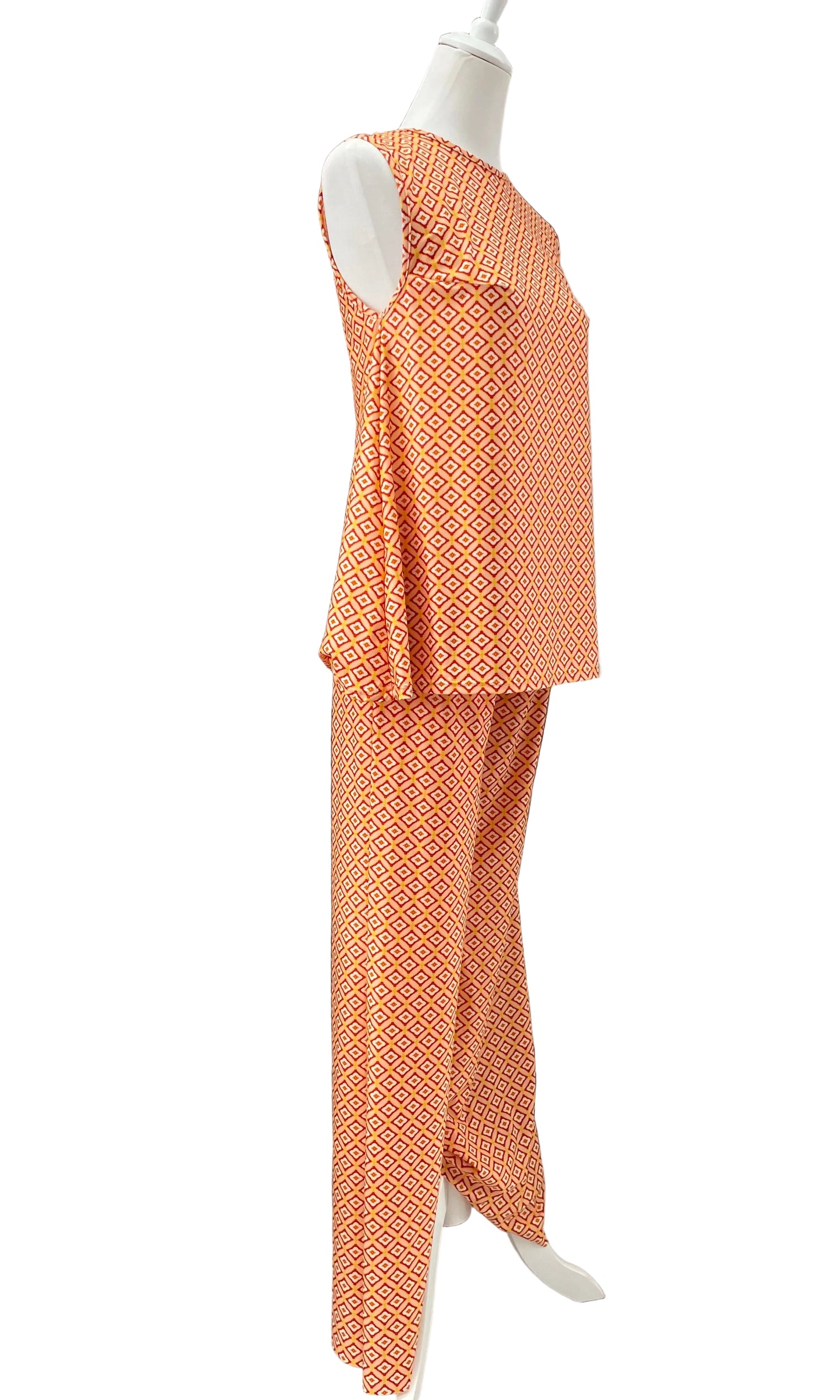 GRAZIA BEACH LOVE - SET CANOTTA PANTALONE MAIOLICA