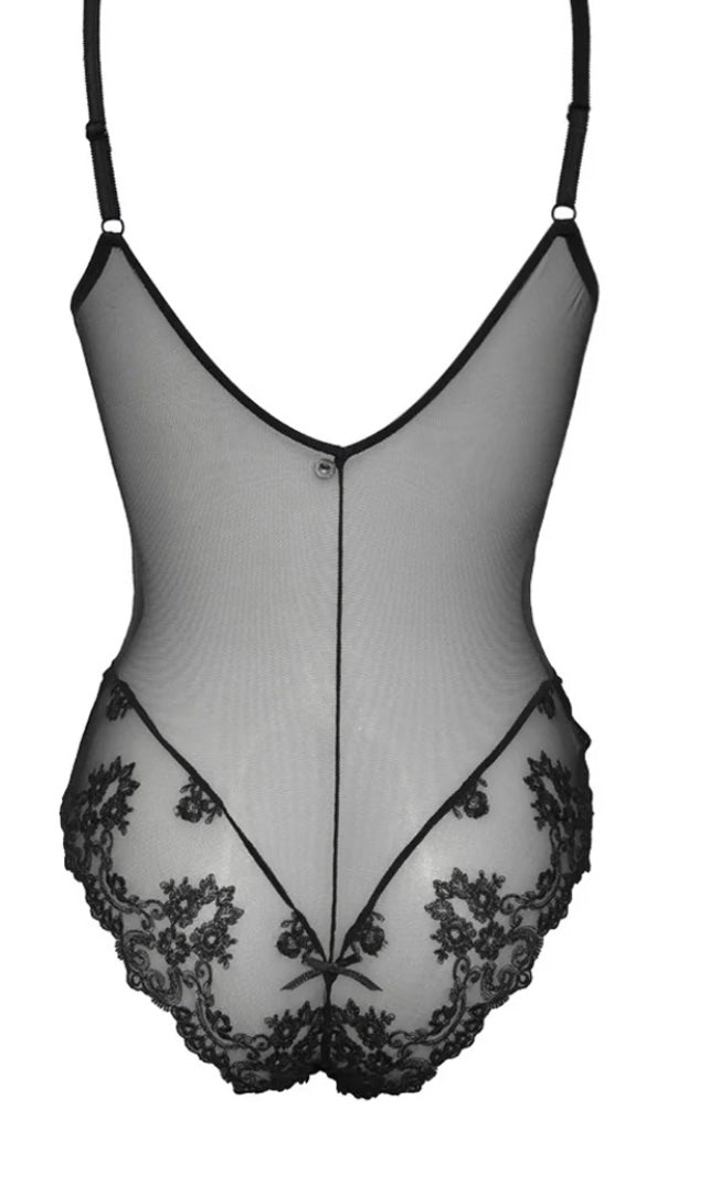 SIELEI - BODY PIZZO RICAMATO SENZA FERRETTO