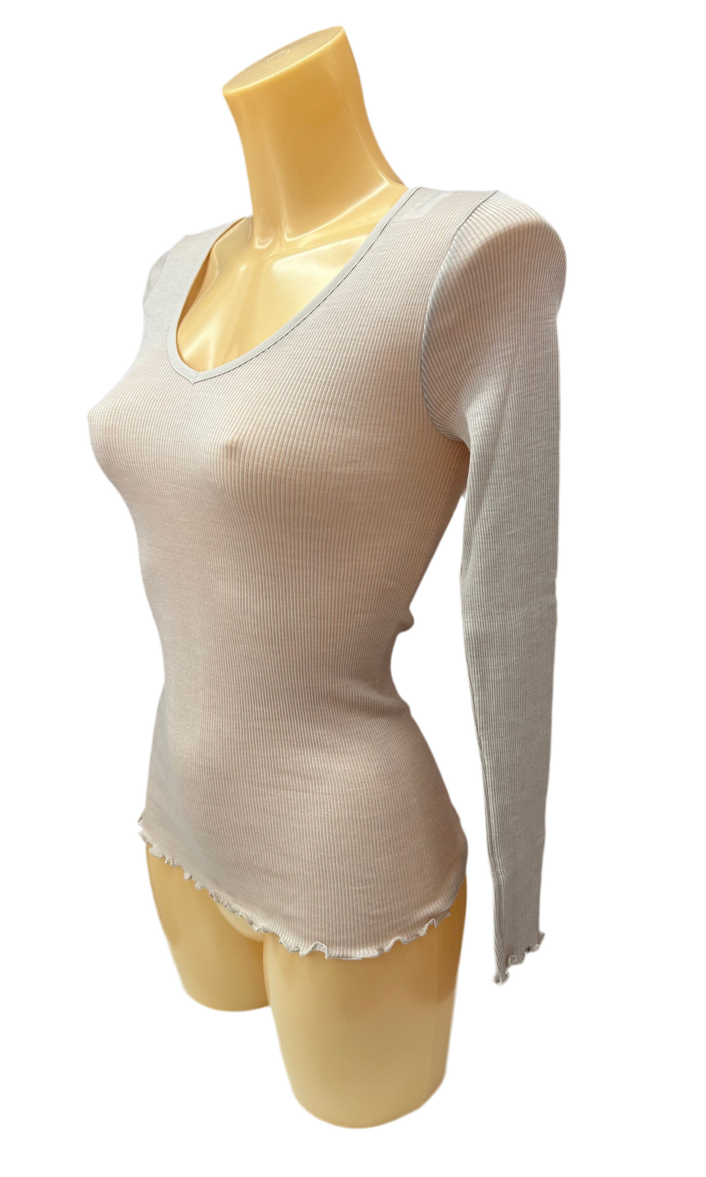 BISBIGLI : SOTTOGIACCA M/LUNGA LANA-SETA