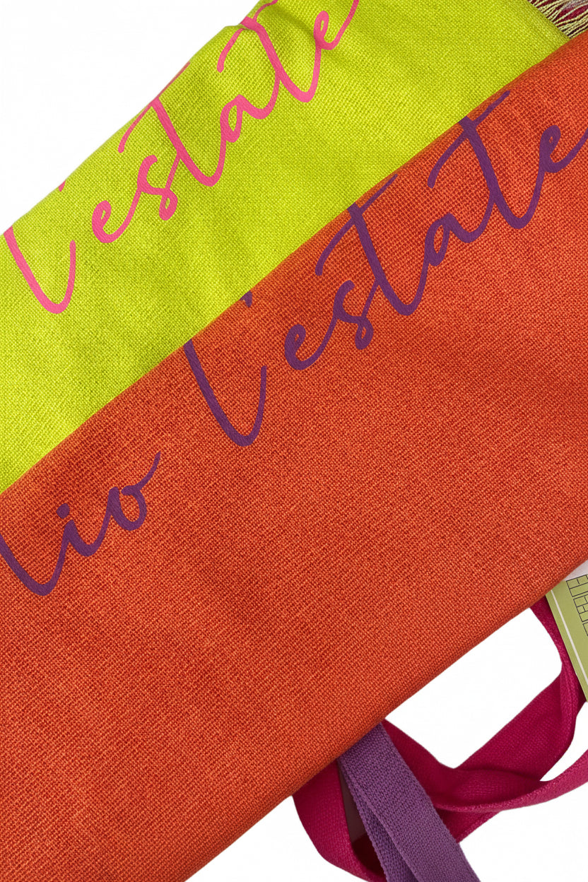 ODIO L’ESTATE - MAXI BAG MARE FLUO