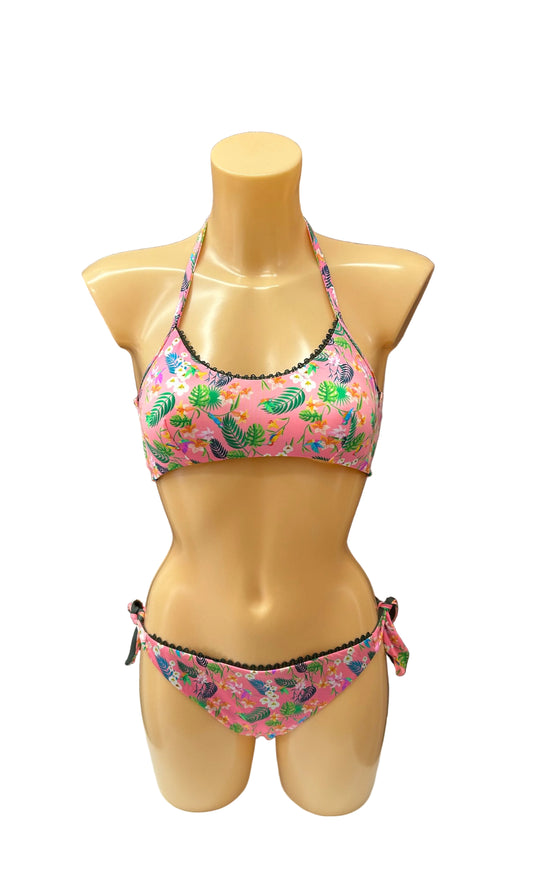 VERDISSIMA - BIKINI BRALETTE E SLIP ANNODATO