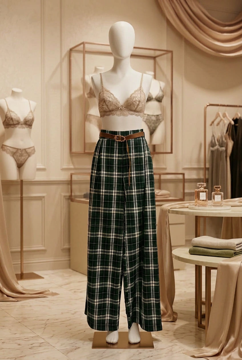 MISSLOVE - TAILLEUR CHECK SCOZZESE