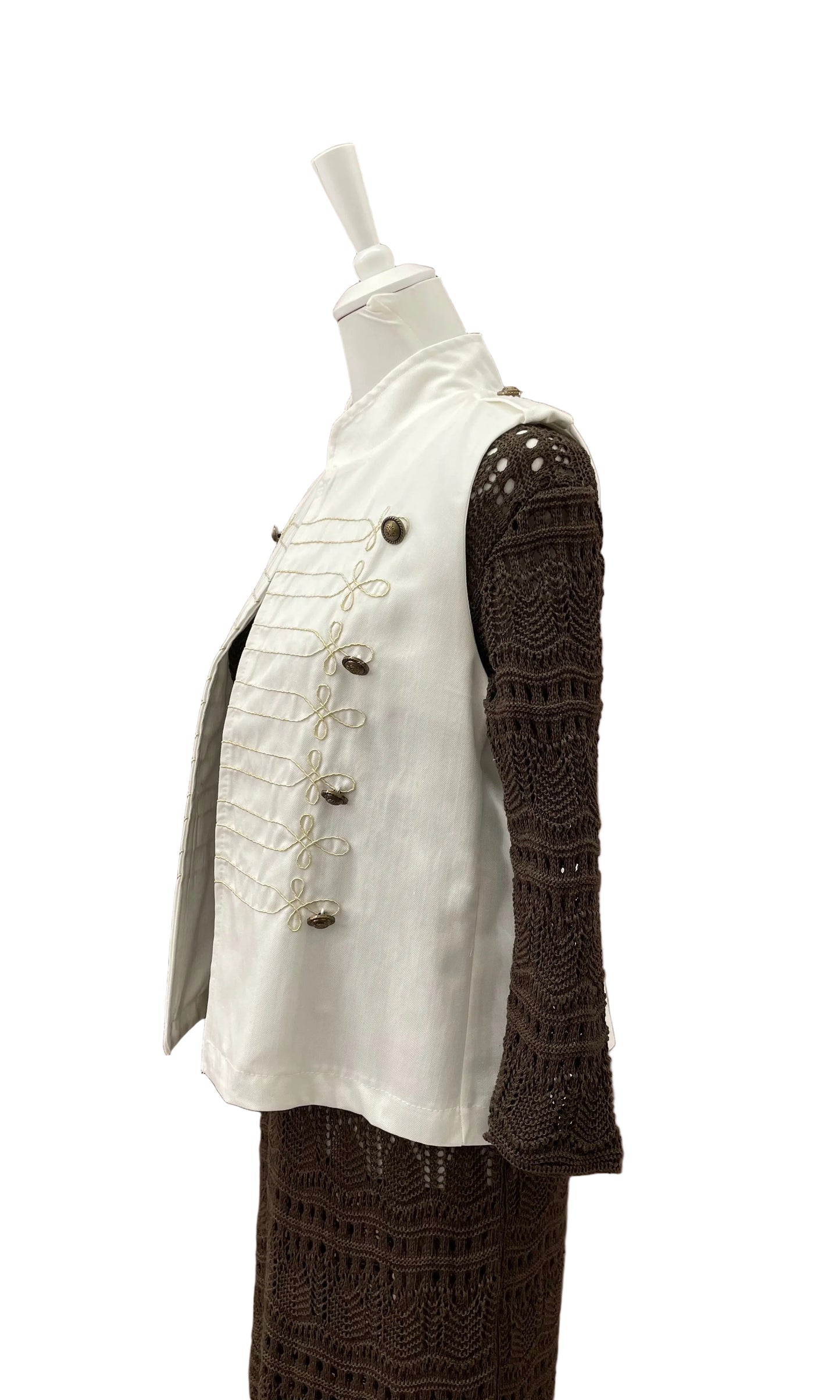 MISSLOVE - GILET PASSAMANERIE DETTAGLIO