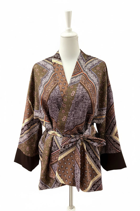 SUSYMIX - KIMONO RASO STAMPATO