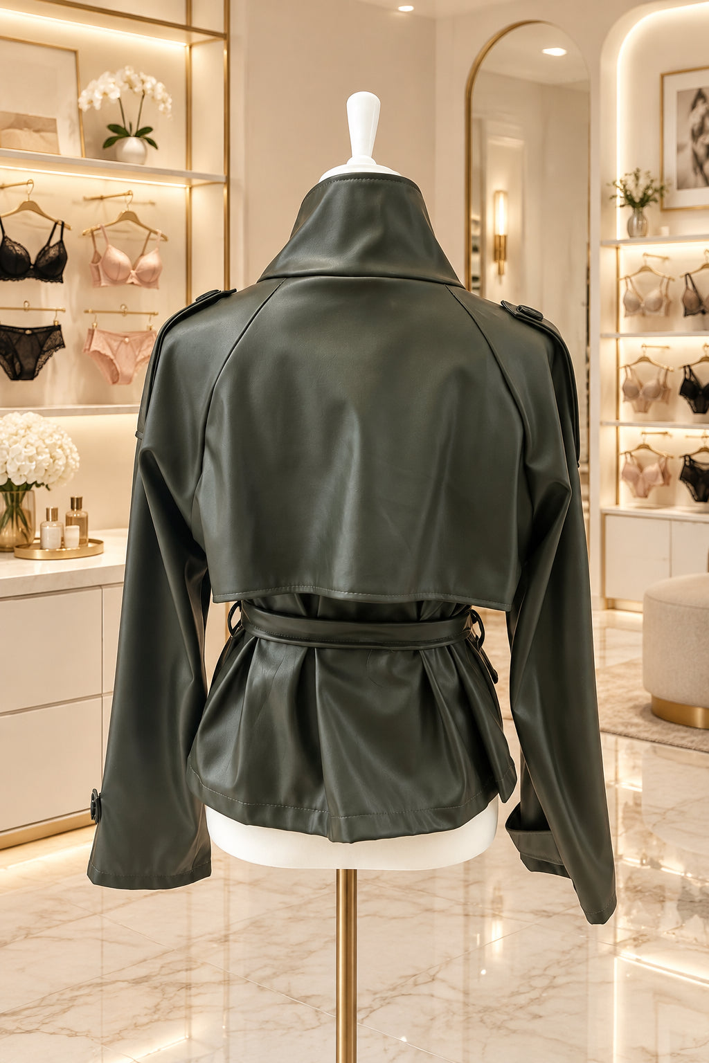 MISSLOVE - MINI TRENCH ECOPELLE