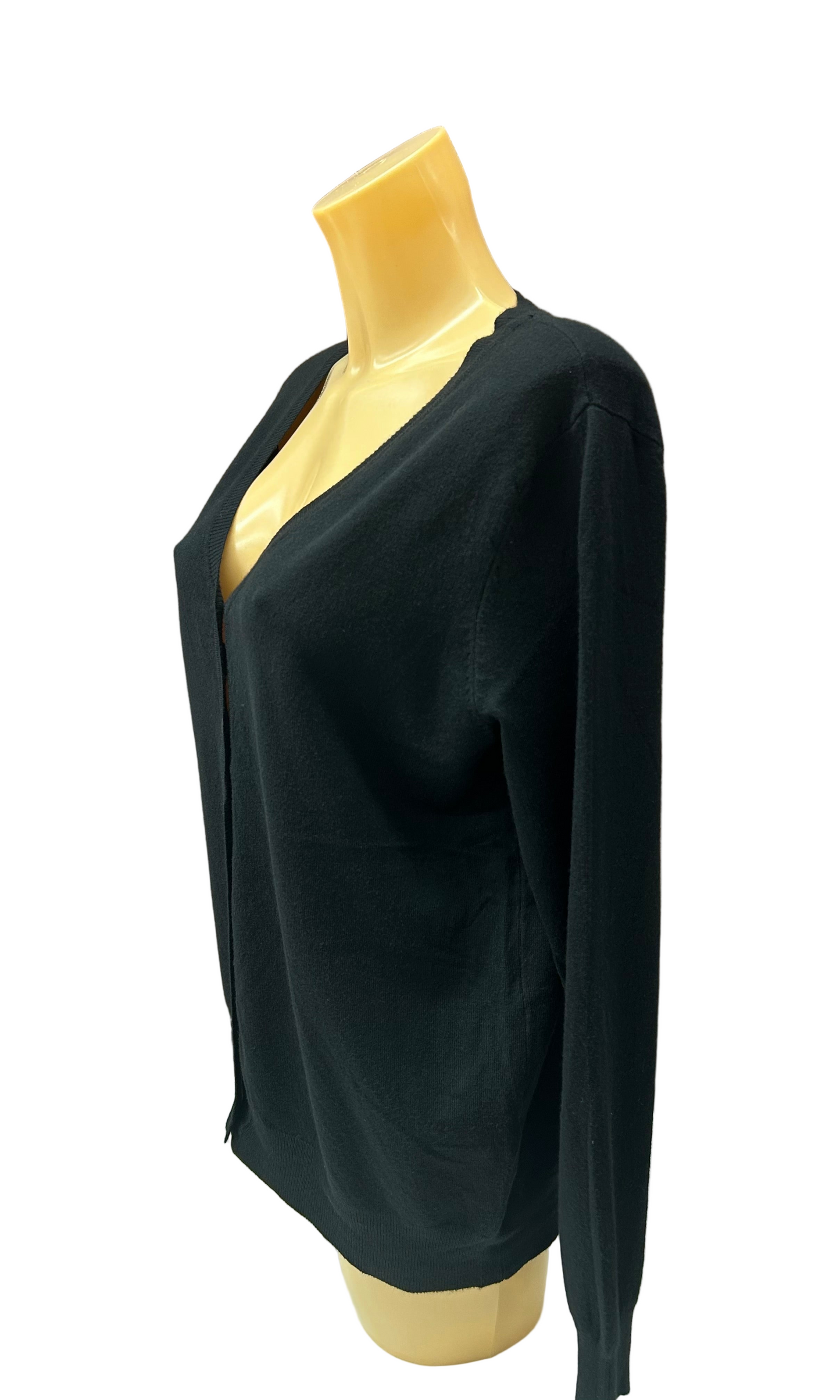 LA BOUTIQUE - CARDIGAN TINTA UNITA BOTTONI